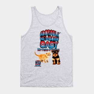 ADORABLE NEWBORN BABY KITTENS & PUPPIES Tank Top